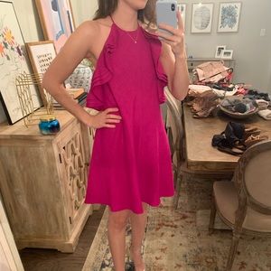 Badgely Mischka Fuchsia Dress